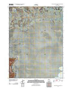 Crocodile Mountain NE Utah Historical topographic map, 1:24000 scale, 7.5 X 7.5 Minute, Year 2011