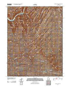 Cross Canyon Utah Historical topographic map, 1:24000 scale, 7.5 X 7.5 Minute, Year 2011