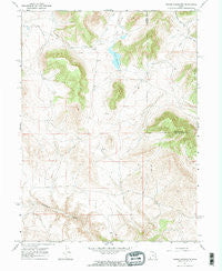 Crouse Reservoir Utah Historical topographic map, 1:24000 scale, 7.5 X 7.5 Minute, Year 1967