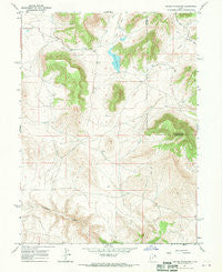 Crouse Reservoir Utah Historical topographic map, 1:24000 scale, 7.5 X 7.5 Minute, Year 1967
