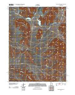 Crouse Reservoir Utah Historical topographic map, 1:24000 scale, 7.5 X 7.5 Minute, Year 2011