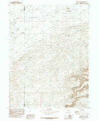 Crow Knoll Utah Historical topographic map, 1:24000 scale, 7.5 X 7.5 Minute, Year 1985