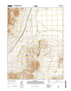 Cruz Utah Current topographic map, 1:24000 scale, 7.5 X 7.5 Minute, Year 2014