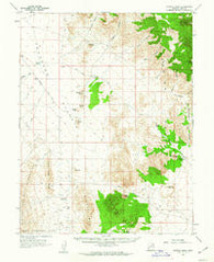 Crystal Peak Utah Historical topographic map, 1:62500 scale, 15 X 15 Minute, Year 1960