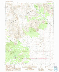 Crystal Peak Utah Historical topographic map, 1:24000 scale, 7.5 X 7.5 Minute, Year 1991