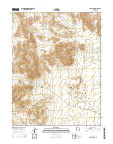Crystal Peak Utah Current topographic map, 1:24000 scale, 7.5 X 7.5 Minute, Year 2014
