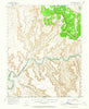 Cummings Mesa Utah Historical topographic map, 1:62500 scale, 15 X 15 Minute, Year 1953