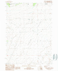 Curlew Junction Utah Historical topographic map, 1:24000 scale, 7.5 X 7.5 Minute, Year 1990