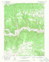Currant Canyon Utah Historical topographic map, 1:24000 scale, 7.5 X 7.5 Minute, Year 1968