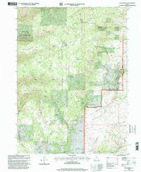 Curtis Ridge Utah Historical topographic map, 1:24000 scale, 7.5 X 7.5 Minute, Year 1998