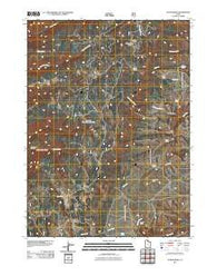 Curtis Ridge Utah Historical topographic map, 1:24000 scale, 7.5 X 7.5 Minute, Year 2011