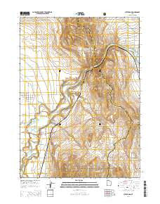 Cutler Dam Utah Current topographic map, 1:24000 scale, 7.5 X 7.5 Minute, Year 2014