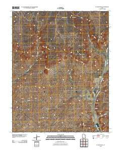 Cutler Point Utah Historical topographic map, 1:24000 scale, 7.5 X 7.5 Minute, Year 2010