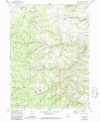 Dairy Ridge Utah Historical topographic map, 1:24000 scale, 7.5 X 7.5 Minute, Year 1968