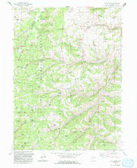 Dairy Ridge Utah Historical topographic map, 1:24000 scale, 7.5 X 7.5 Minute, Year 1991