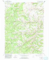 Dairy Ridge Utah Historical topographic map, 1:24000 scale, 7.5 X 7.5 Minute, Year 1991