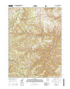 Dairy Ridge Utah Current topographic map, 1:24000 scale, 7.5 X 7.5 Minute, Year 2014