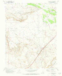 Danish Flat Utah Historical topographic map, 1:24000 scale, 7.5 X 7.5 Minute, Year 1970