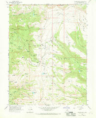Danish Knoll Utah Historical topographic map, 1:24000 scale, 7.5 X 7.5 Minute, Year 1966