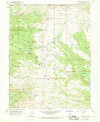 Danish Knoll Utah Historical topographic map, 1:24000 scale, 7.5 X 7.5 Minute, Year 1966