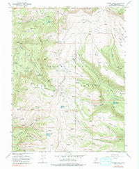 Danish Knoll Utah Historical topographic map, 1:24000 scale, 7.5 X 7.5 Minute, Year 1966