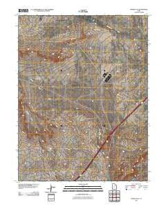 Danish Flat Utah Historical topographic map, 1:24000 scale, 7.5 X 7.5 Minute, Year 2011