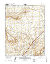 Danish Flat Utah Current topographic map, 1:24000 scale, 7.5 X 7.5 Minute, Year 2014