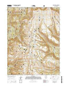 Danish Knoll Utah Current topographic map, 1:24000 scale, 7.5 X 7.5 Minute, Year 2014