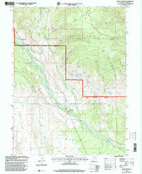 Dark Canyon Utah Historical topographic map, 1:24000 scale, 7.5 X 7.5 Minute, Year 1996