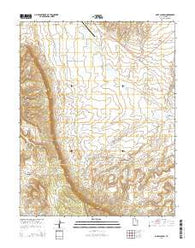 Dave Canyon Utah Current topographic map, 1:24000 scale, 7.5 X 7.5 Minute, Year 2014