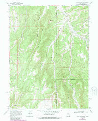 Davis Canyon Utah Historical topographic map, 1:24000 scale, 7.5 X 7.5 Minute, Year 1966