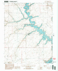 Davis Gulch Utah Historical topographic map, 1:24000 scale, 7.5 X 7.5 Minute, Year 1987