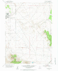 Davis Knolls Utah Historical topographic map, 1:24000 scale, 7.5 X 7.5 Minute, Year 1955