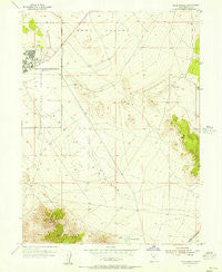 Davis Knolls Utah Historical topographic map, 1:24000 scale, 7.5 X 7.5 Minute, Year 1955