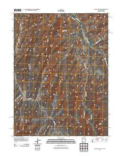 Davis Canyon Utah Historical topographic map, 1:24000 scale, 7.5 X 7.5 Minute, Year 2011