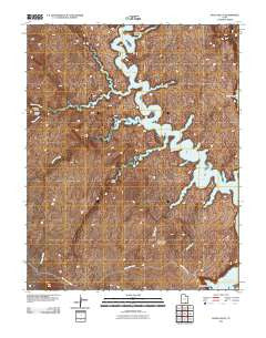 Davis Gulch Utah Historical topographic map, 1:24000 scale, 7.5 X 7.5 Minute, Year 2011
