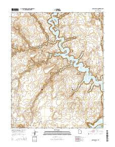 Davis Gulch Utah Current topographic map, 1:24000 scale, 7.5 X 7.5 Minute, Year 2014