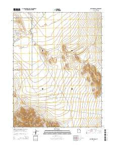 Davis Knolls Utah Current topographic map, 1:24000 scale, 7.5 X 7.5 Minute, Year 2014