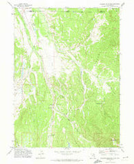 Deadman Mountain Utah Historical topographic map, 1:24000 scale, 7.5 X 7.5 Minute, Year 1972