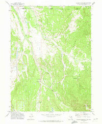Deadman Mountain Utah Historical topographic map, 1:24000 scale, 7.5 X 7.5 Minute, Year 1972