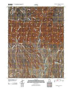 Deadman Canyon Utah Historical topographic map, 1:24000 scale, 7.5 X 7.5 Minute, Year 2011