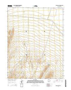 Deadman Point Utah Current topographic map, 1:24000 scale, 7.5 X 7.5 Minute, Year 2014