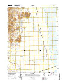 Deardens Knoll Utah Current topographic map, 1:24000 scale, 7.5 X 7.5 Minute, Year 2014