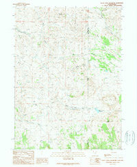 Death Creek Reservoir Utah Historical topographic map, 1:24000 scale, 7.5 X 7.5 Minute, Year 1989