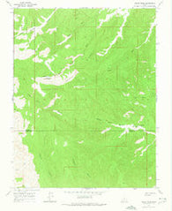 Death Ridge Utah Historical topographic map, 1:24000 scale, 7.5 X 7.5 Minute, Year 1964