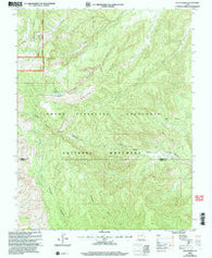 Death Ridge Utah Historical topographic map, 1:24000 scale, 7.5 X 7.5 Minute, Year 2002