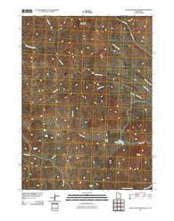 Death Creek Reservoir Utah Historical topographic map, 1:24000 scale, 7.5 X 7.5 Minute, Year 2011