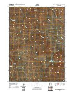 Death Creek Reservoir Utah Historical topographic map, 1:24000 scale, 7.5 X 7.5 Minute, Year 2011