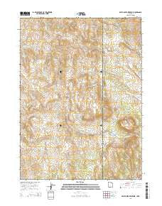 Death Creek Reservoir Utah Historical topographic map, 1:24000 scale, 7.5 X 7.5 Minute, Year 2014