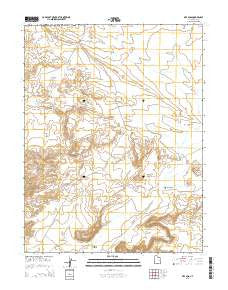 Dee Pass Utah Current topographic map, 1:24000 scale, 7.5 X 7.5 Minute, Year 2014